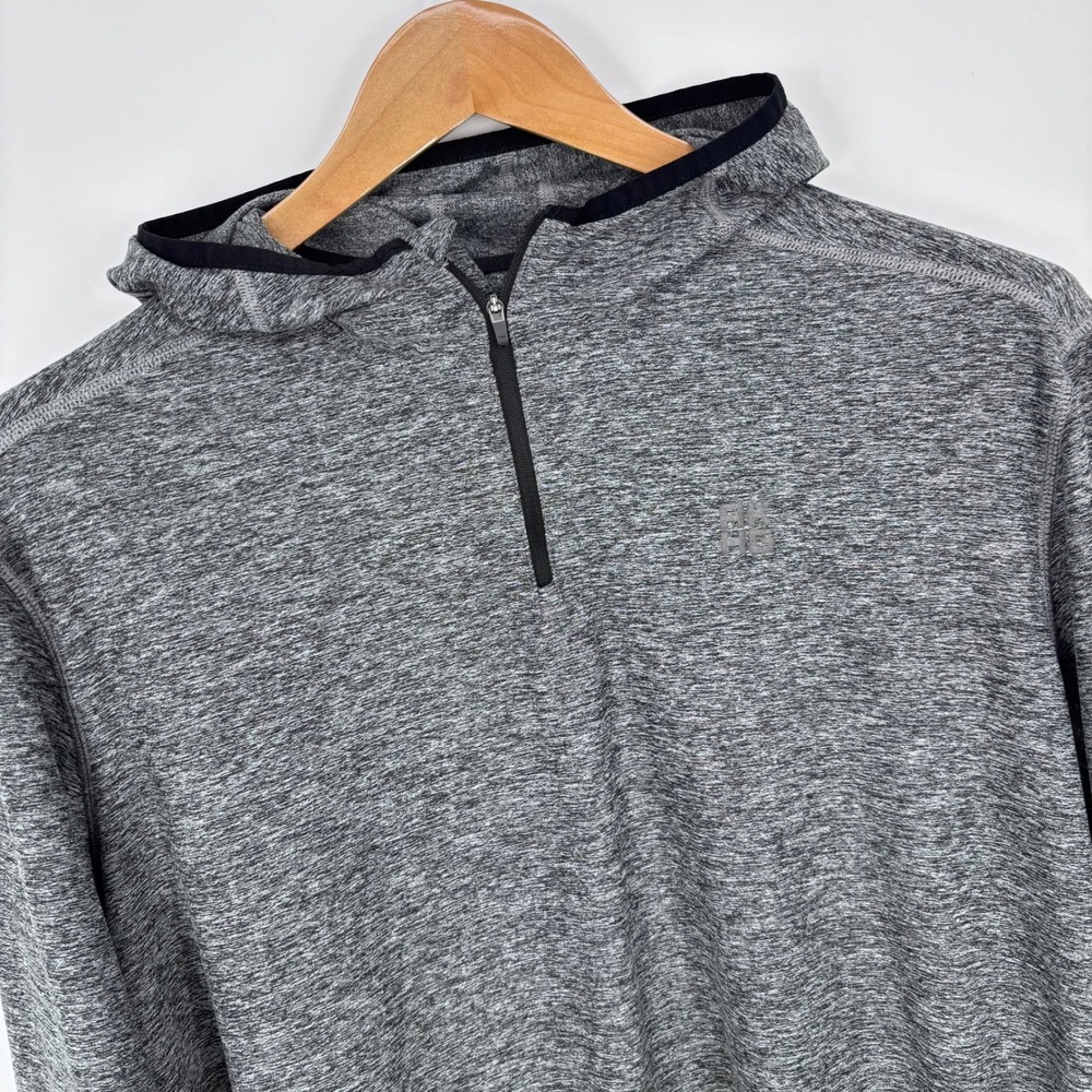 Alaskan Hardgear Meltwater Hoodie Mens XL Gray 1/4 Zip Pullover AKHG Performance